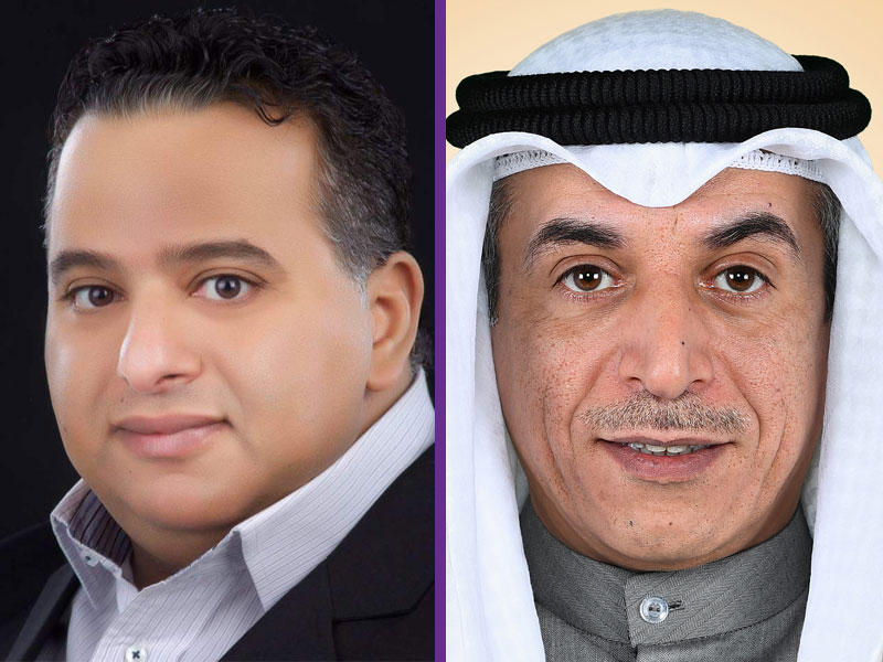 وزير التربية والتعليم العالي د. حامد العازمي و رشيد البغيلي