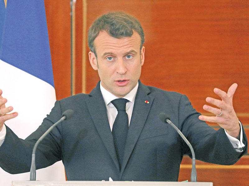 الرئيس الفرنسي إيمانول ماكرون
