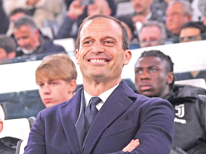 المدير الفني لفريق يوفنتوس الإيطالي لكرة القدم ماسيميليانو أليغري