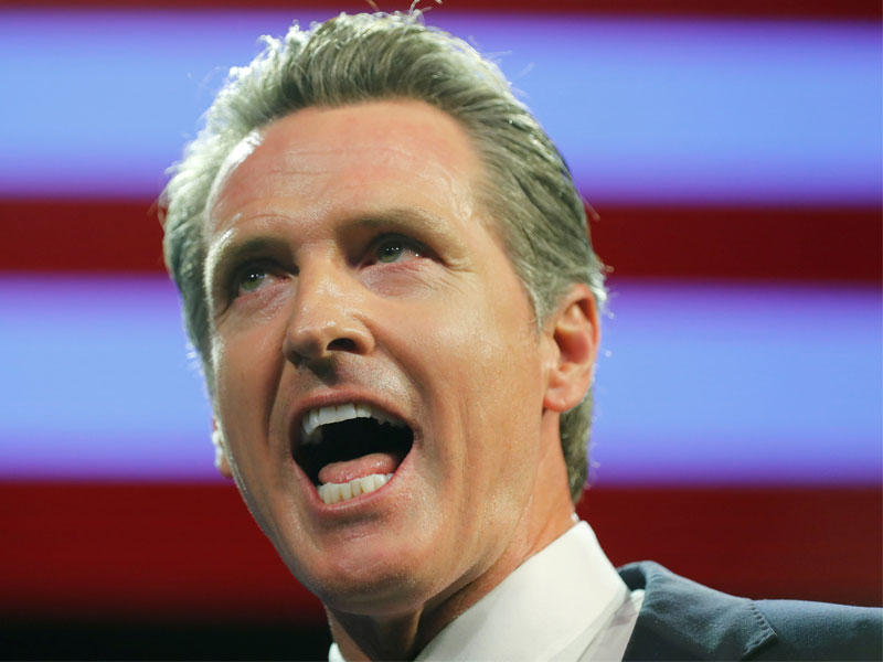  حاكم ولاية كاليفورنيا غافن نيوزوم 