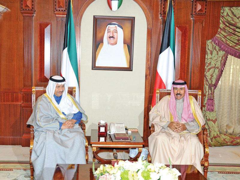 ولي العهد مستقبلاً المبارك أمس