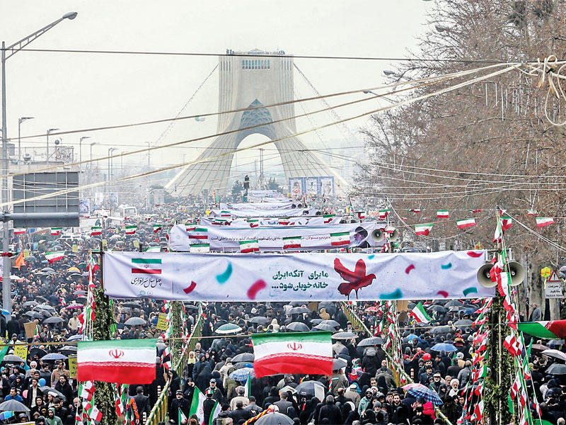الاحتفالات الأخيرة بالذكرى الأربعين للثورة في إيرانn
