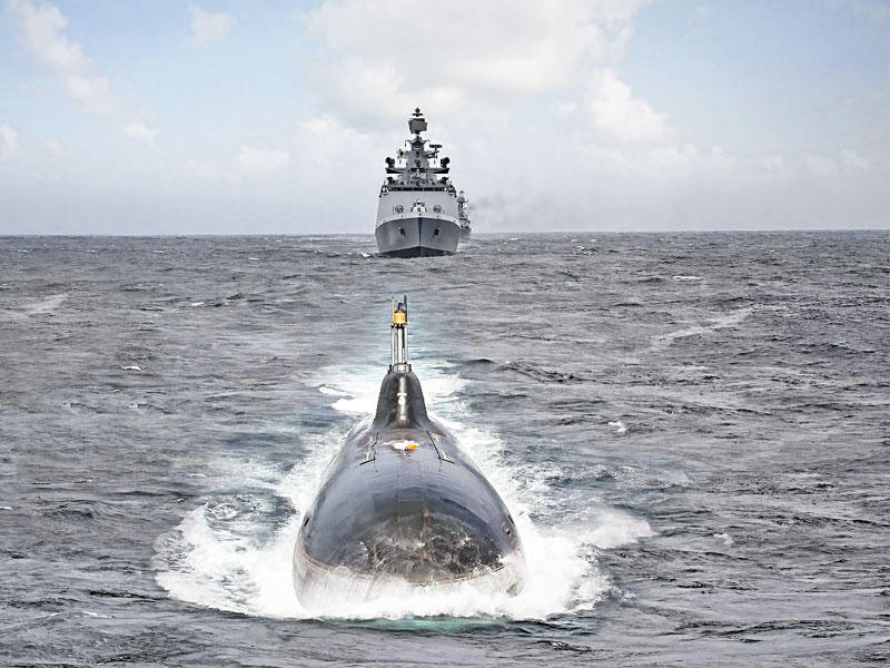 الغواصة النووية الهندية «آي إن إس أريهانت» 