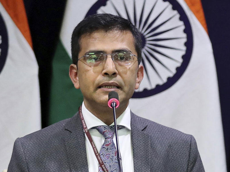 الناطق باسم وزارة الشؤون الخارجية رافيش كومار