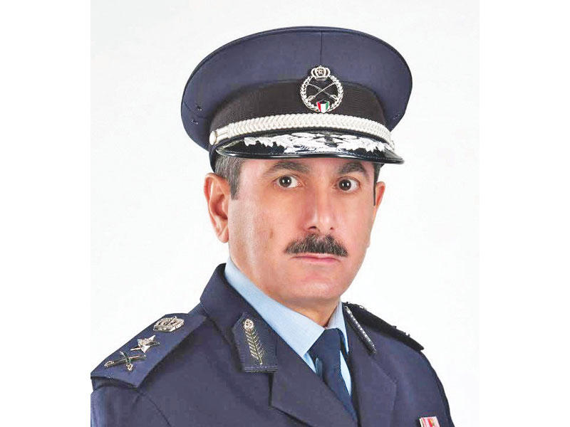 المدير العام للإدارة العامة للإطفاء الفريق خالد المكراد