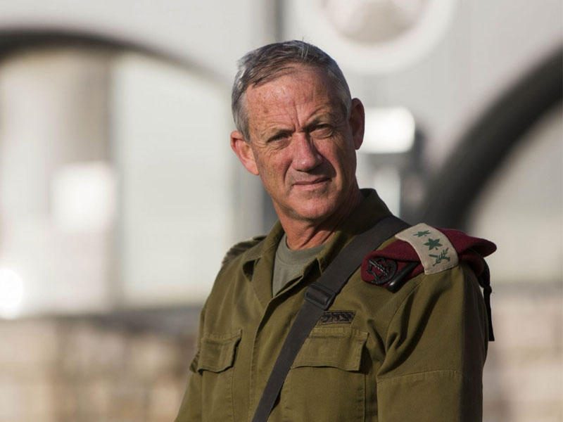 رئيس الأركان الإسرائيلي السابق بيني غانتس