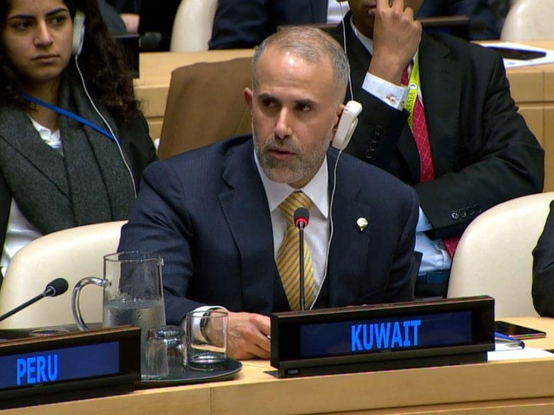 السكرتير الأول بوفد الكويت لدى الأمم المتحدة جراح الجابر