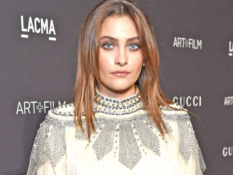  باريس جاكسون ابنة الفنان الراحل مايكل جاكسون