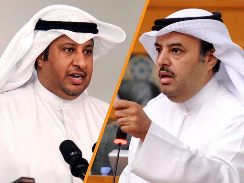 النائبان مبارك الحجرف والحميدي السبيعي