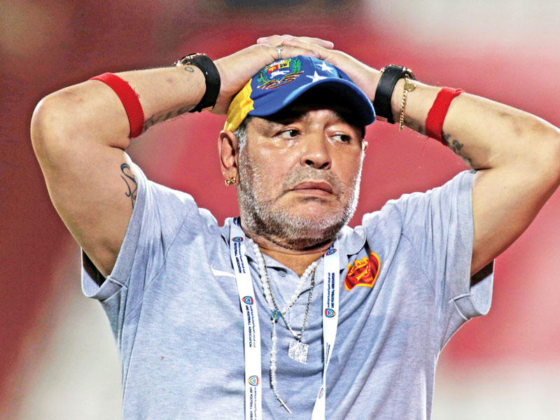 الأرجنتيني دييغو أرماندو مارادونا