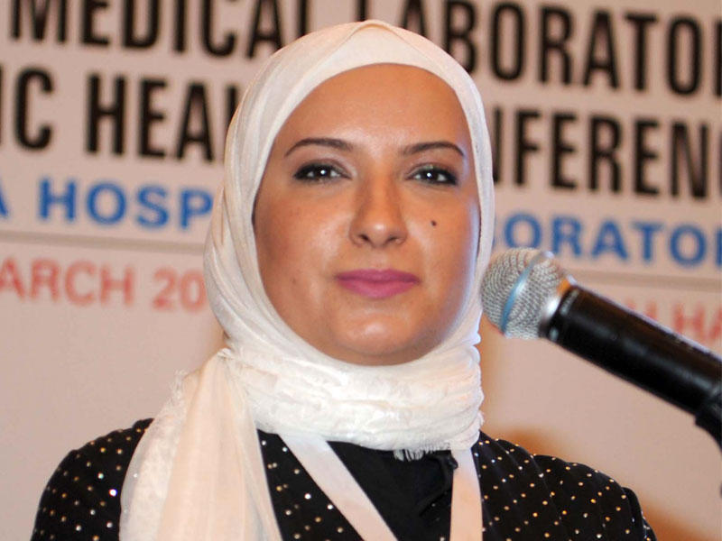 رئيسة اللجنة المنظمة العليا للمؤتمر العلمي الثاني للمختبرات الطبية د. وضحة الفوزان