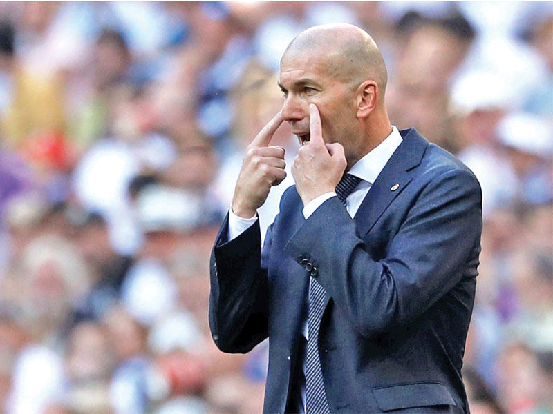 الفرنسي زين الدين زيدان، مدرب ريال مدريد