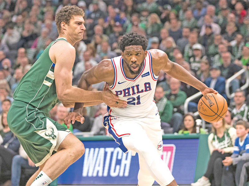 إمبييد نجم فيلادلفيا ولوبيز نجم باكس