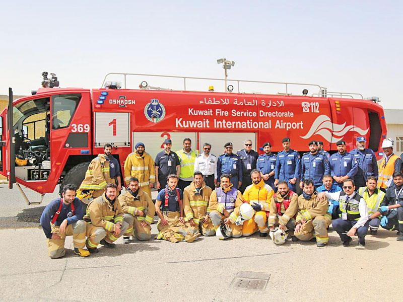 جانب من التمرين