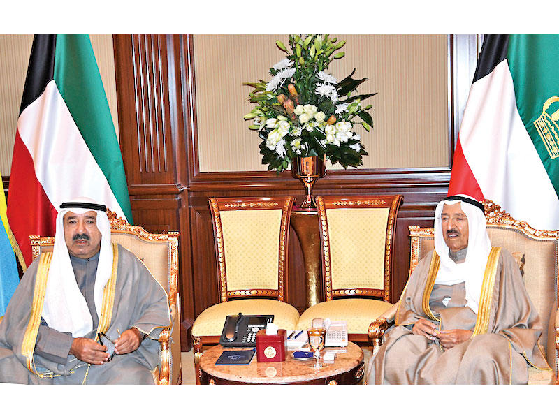 الأمير مستقبلاً النائب الأول أمس