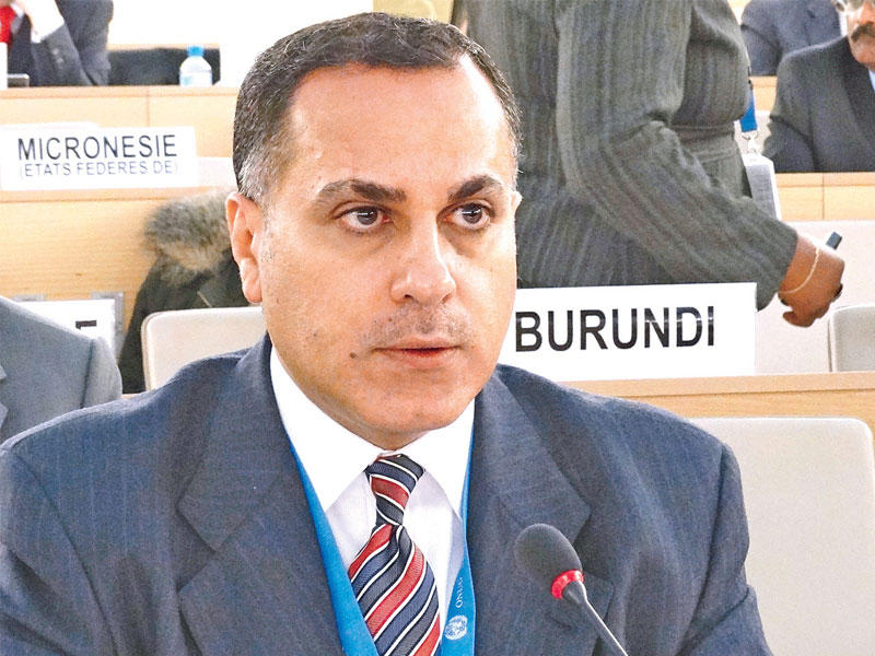  مندوب الكويت الدائم لدى الأمم المتحدة والمنظمات الدولية في جنيف السفير جمال الغنيم