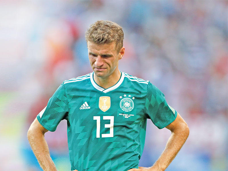 لاعب نادي بايرن ميونيخ توماس مولر