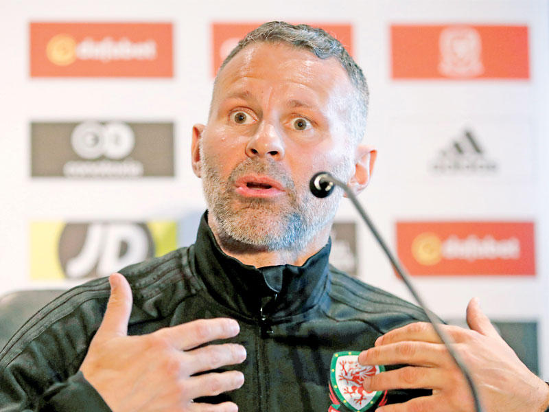 رايان غيغز مدرب ويلز