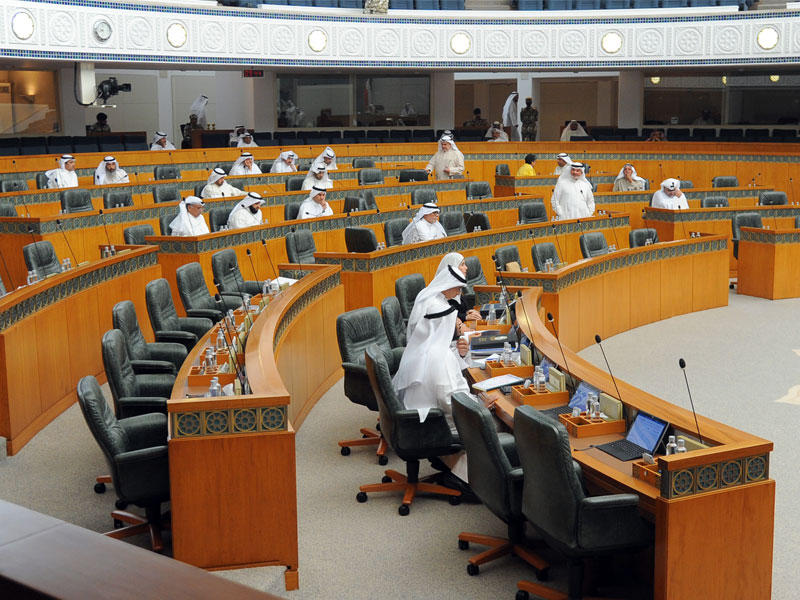 جانب من جلسة أمسt(تصوير عبدالله الخلف)