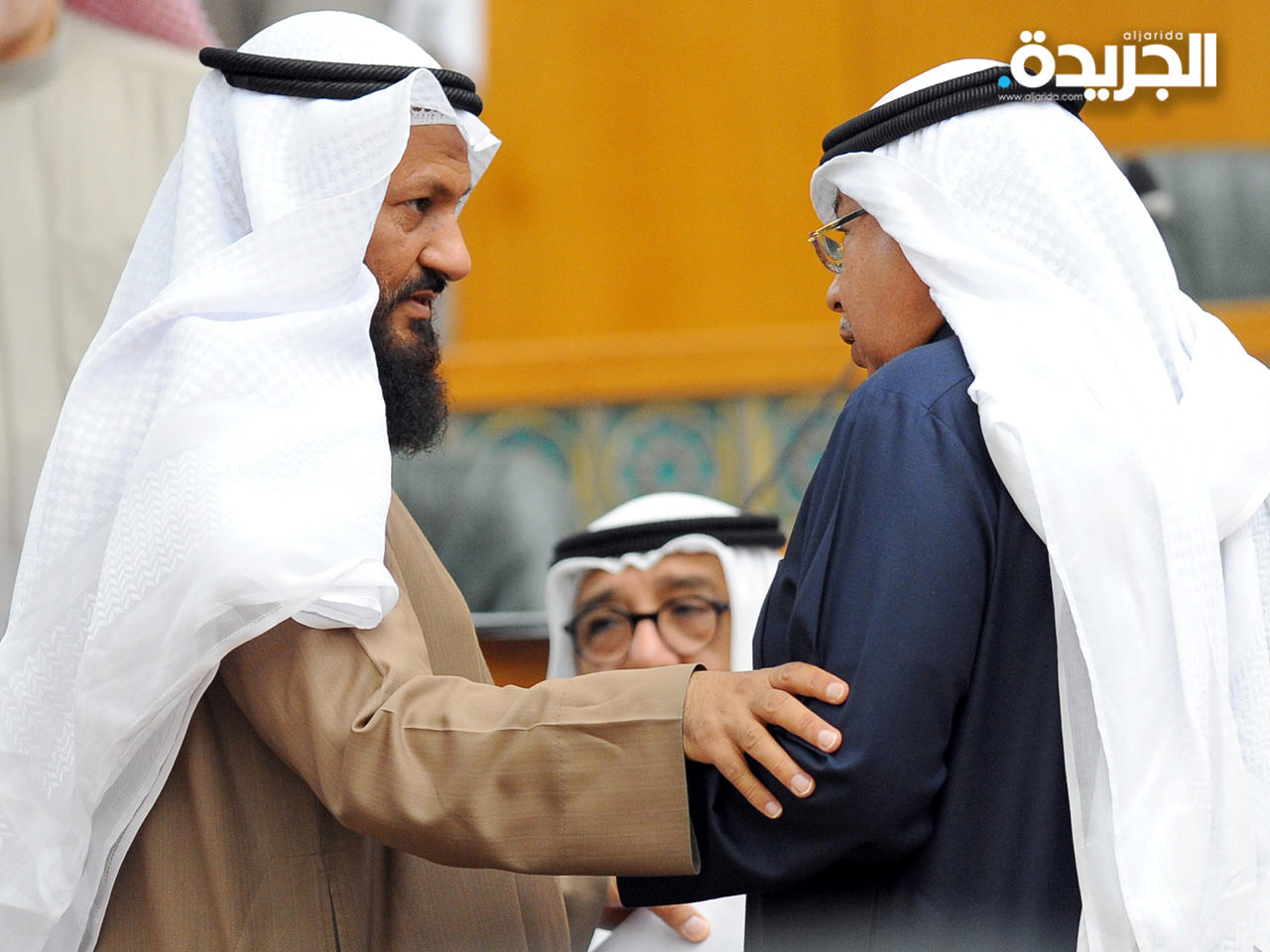 الوزير خالد الجراح والنائب محمد هايف