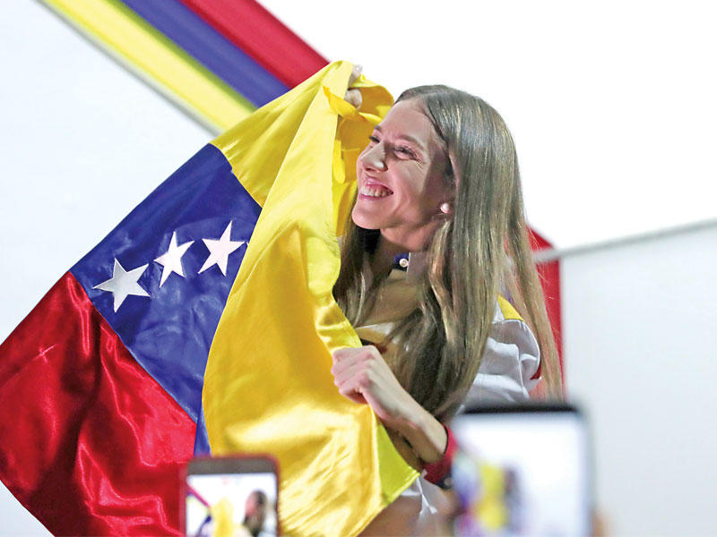  فابيانا روساليس زوجة المعارض خوان غوايدو