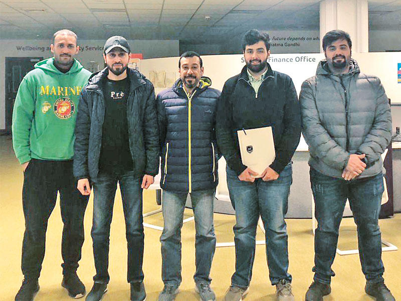 وفد اتحاد بريطانيا مع مبتعثي الديوان