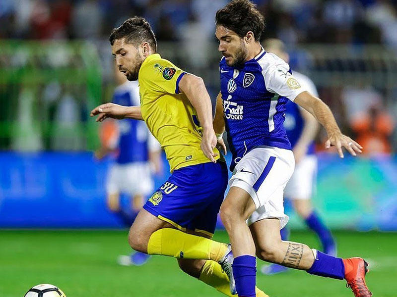 الهلال والنصر في لقاء سابق