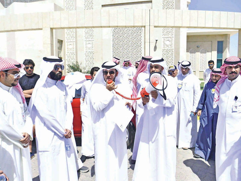 الجويسري متحدثا في الاعتصام