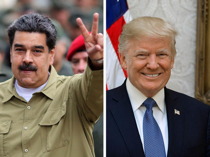 دونالد ترامب و  نيكولاس مادورو