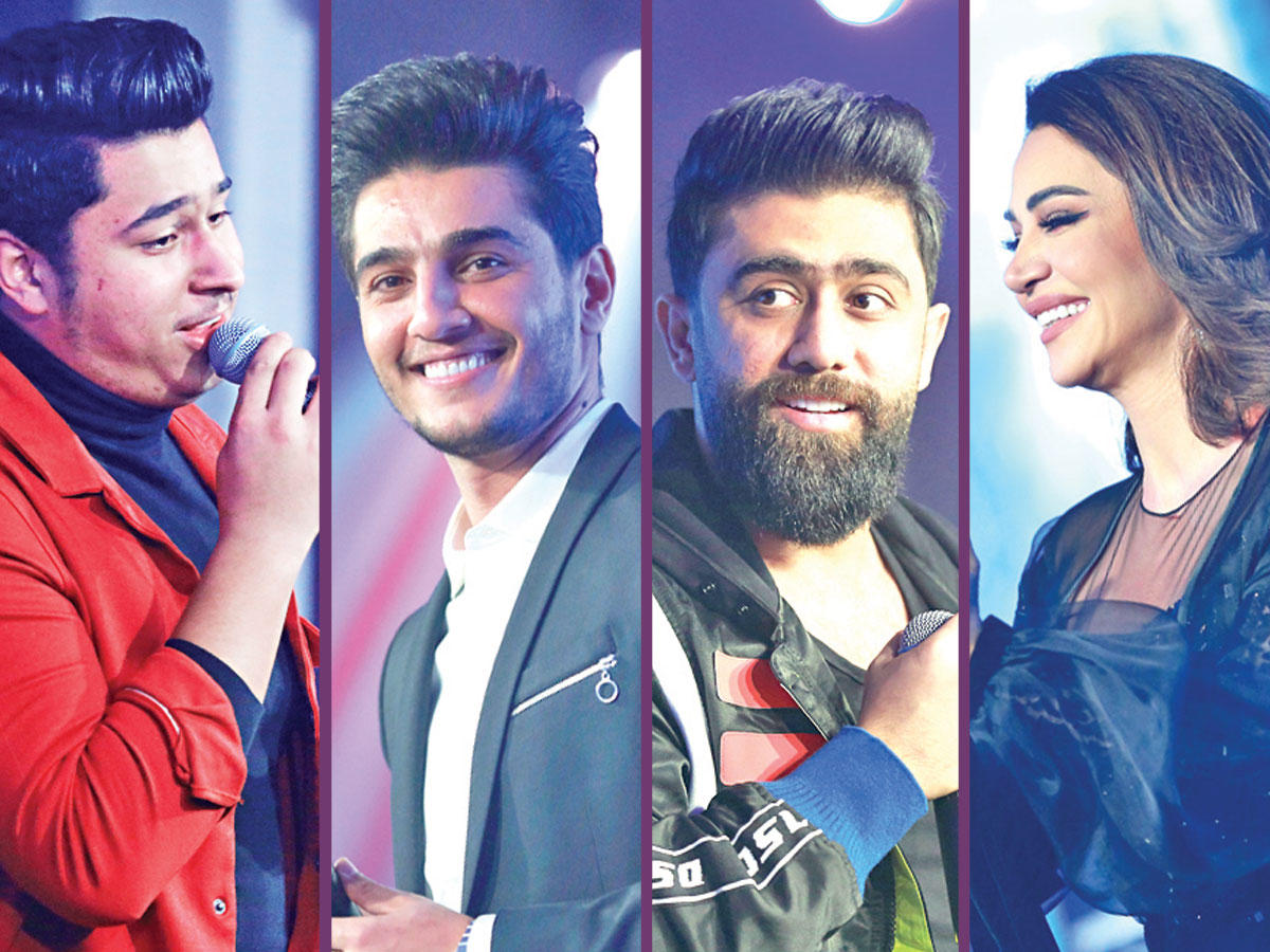 ديانا حداد , محمد عساف , خالد بوصخر , بوعتيج