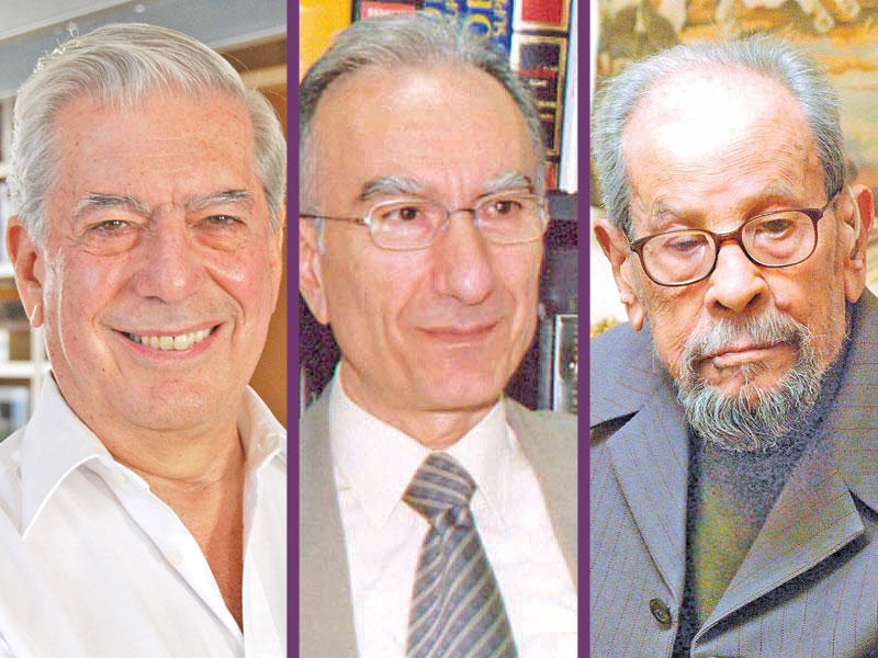 نجيب محفوظ - لطيف زيتوني -  ماريو فارغاس يوسا