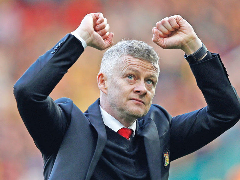 المدير الفني لمانشستر يونايتد، النرويجي أولي جونار سولشاير