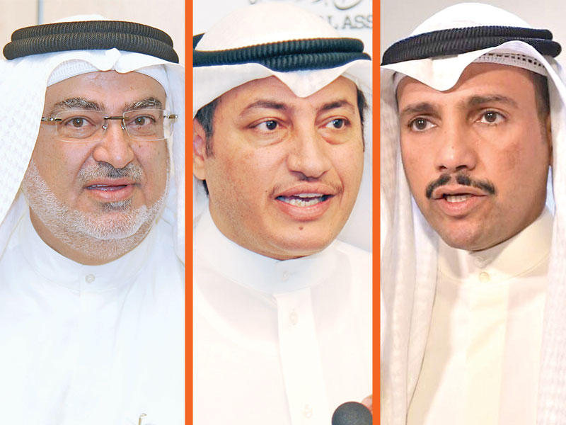 مرزوق الغانم - عسكر العنزي - خليل الصالح