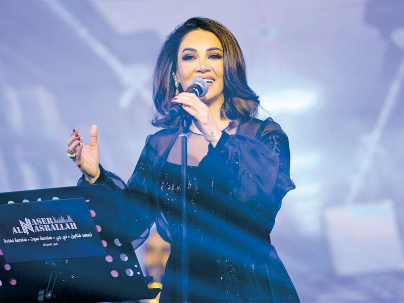  الفنانة ديانا حداد
