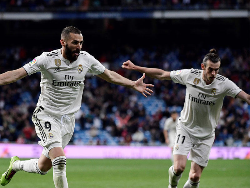 غاريث بيل وبنزيمة نجما ريال مدريد