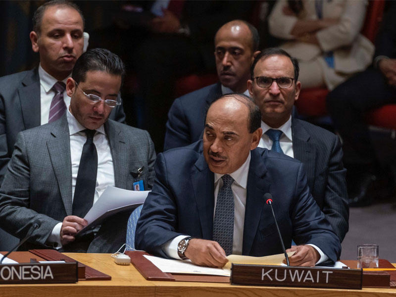 نائب رئيس مجلس الوزراء وزير الخارجية الشيخ صباح الخالد