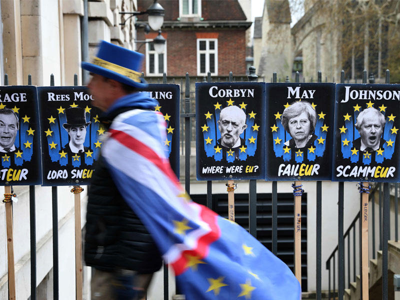 ستيف براي ، الناشط في حملة مناهضة خروج بريطانيا من الاتحاد الأوروبي