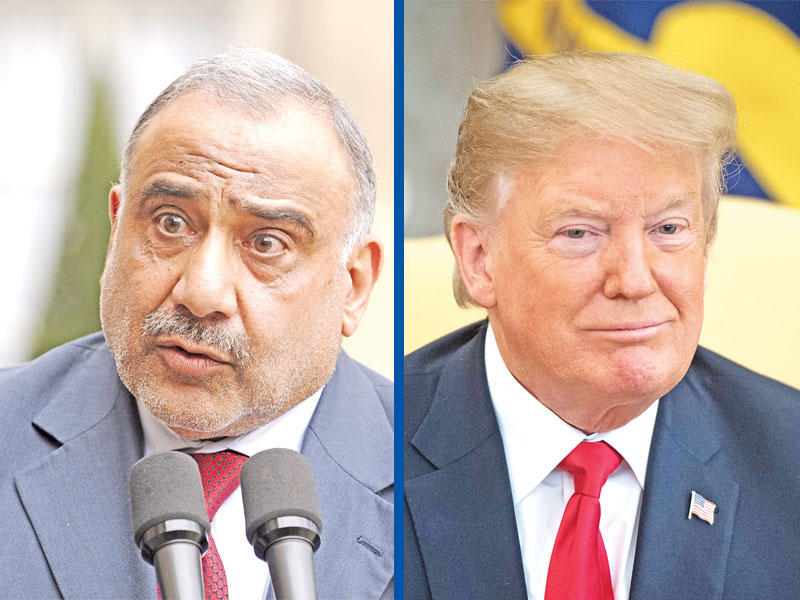 ترامب - عادل عبد المهديn