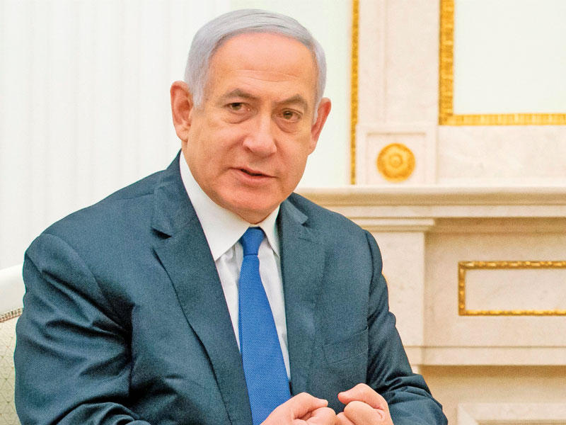 رئيس الوزراء الإسرائيلي بنيامين نتنياهو