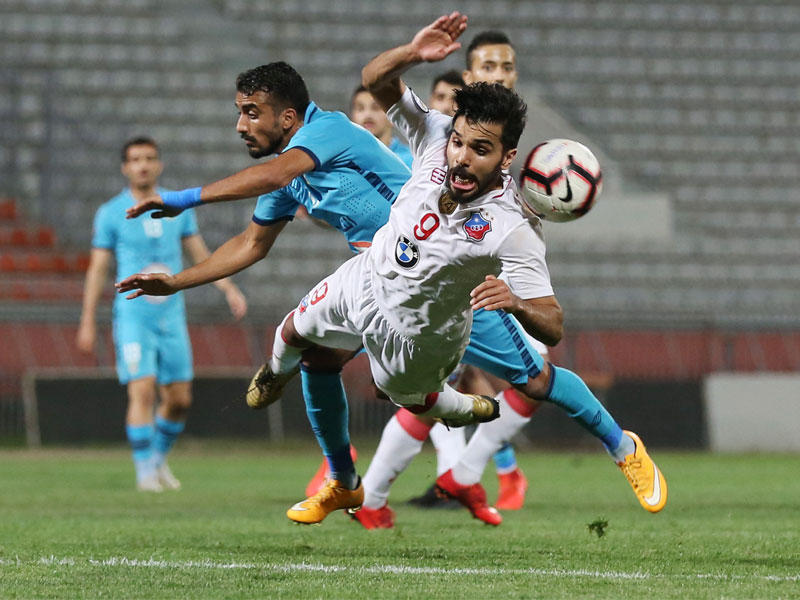 جانب من مباراة الكويت والسالمية