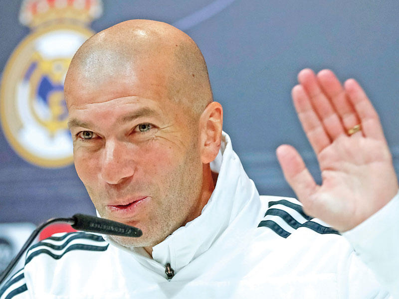 الفرنسي زين الدين زيدان، مدرب ريال مدريد،