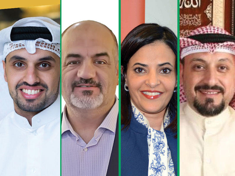 طواري المنفي و غصون الخالد و إسماعيل سرحان و يوسف العدسانيn