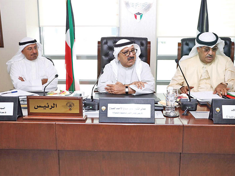 النائب الأول مترئساً اجتماع اللجنة المشتركة