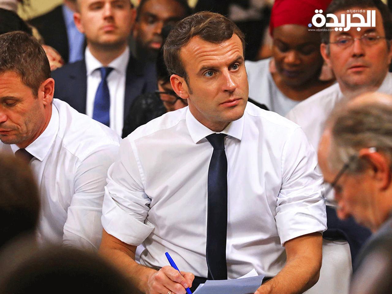 تنقل الرئيس بين التجمعات والقرى في أرجاء فرنسا للمشاركة في نقاشات