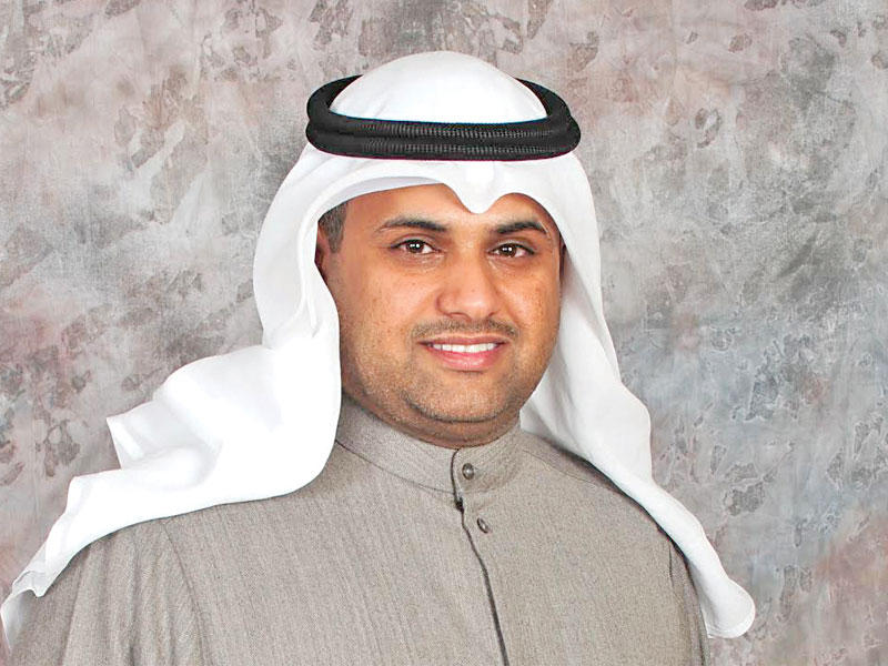 نايف الشمري  العميد المساعد للشؤون الطلابية في كلية العلوم الإدارية بجامعة الكويت