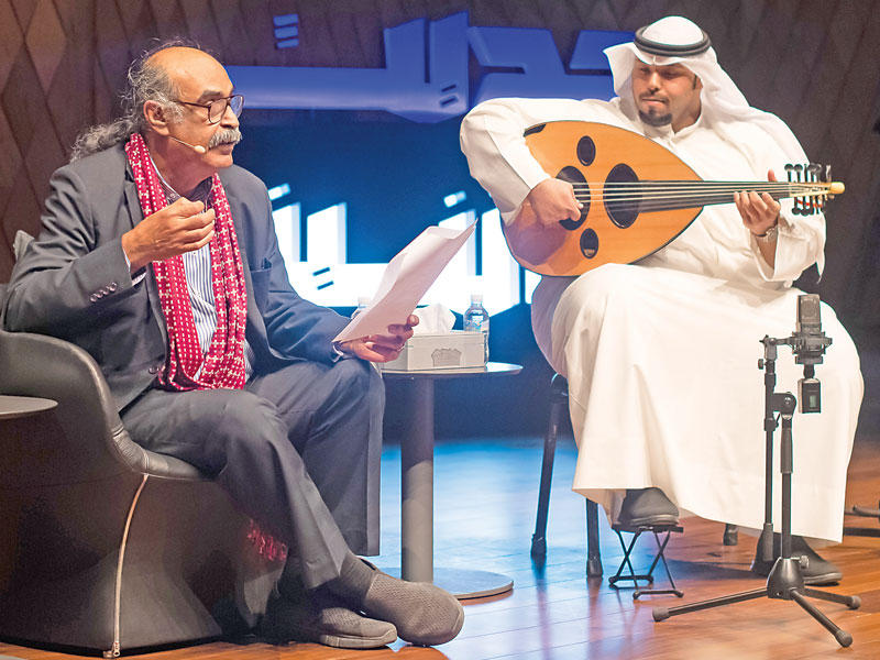 حداد والملا خلال الأمسية