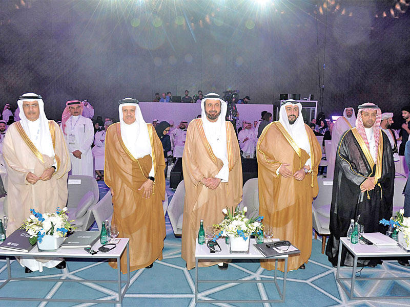 جانب من افتتاح المؤتمر الخليجي الصحي
