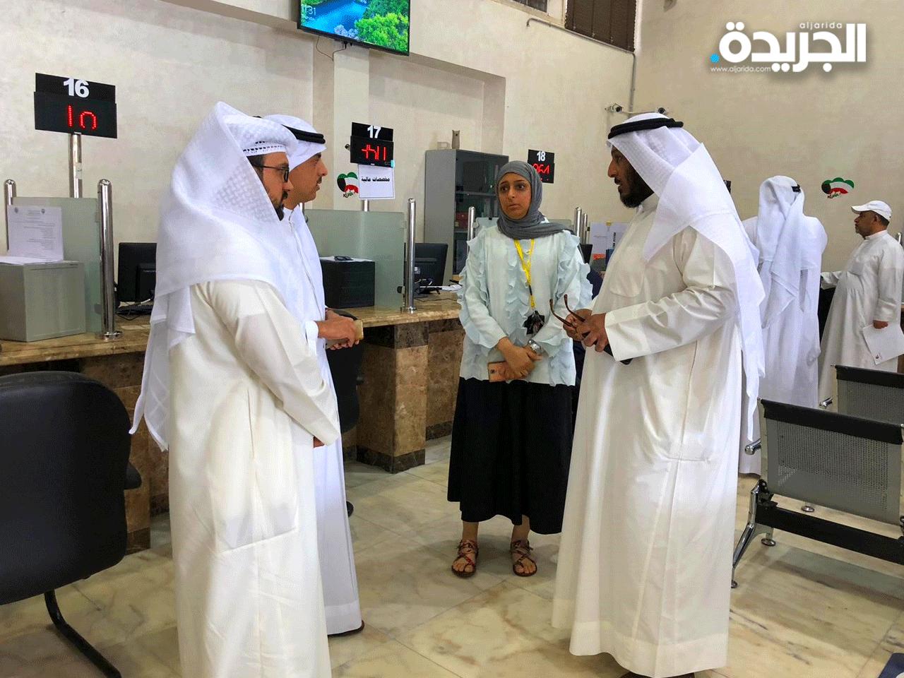 الوزير سعد الخراز خلال زيارة مفاجئة للهيئة العامة لشؤون ذوي الاعاقة الرئيسي في حولي