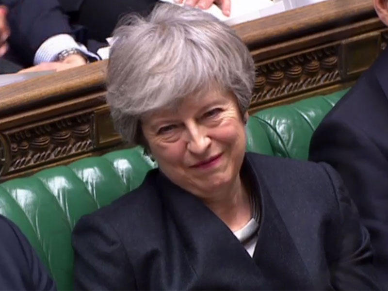 رئيسة الوزراء البريطانية تيريزا ماي