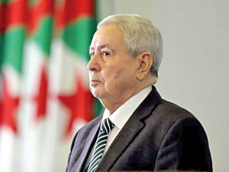 الرئيس الجزائري المؤقت، عبدالقادر بن صالح